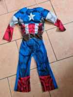 KARNEVALOVÝ KOSTÝM CAPITAN AMERIKA, VEL. 116-122